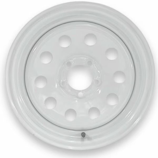 SteelMaster 15x6 5 on 4.5 Bolt Modular Trailer Wheel, Steel Master, Mfr#: 600950