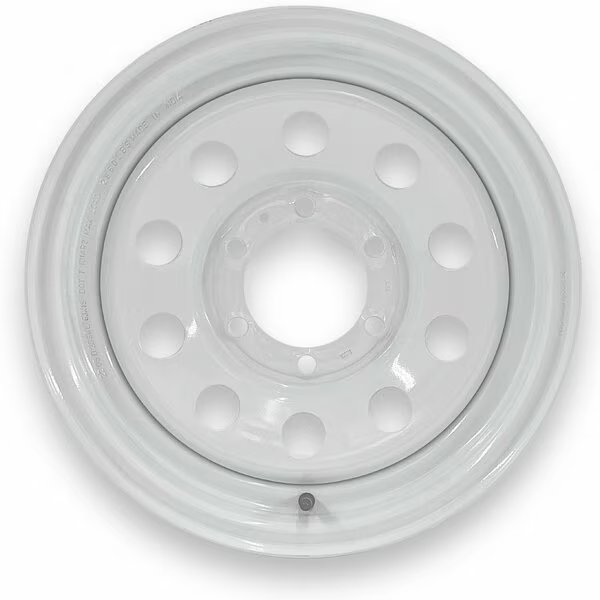 SteelMaster 15x6 6 on 5.5 Bolt Modular Trailer Wheel, Steel Master, Mfr#: 600970