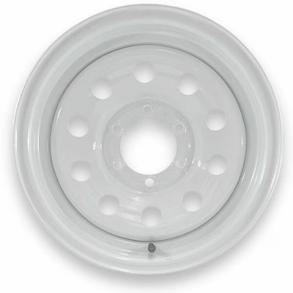 SteelMaster 16x6 6 on 5.5 Bolt Modular Trailer Wheel, Steel Master, Mfr#: 600980