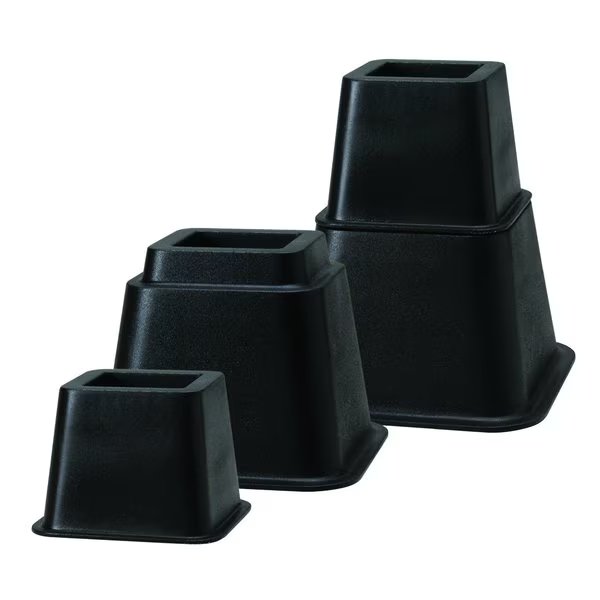 Adjustable Bedi Riser Set, Creative Ware, Mfr#: RM-GBR03BLK