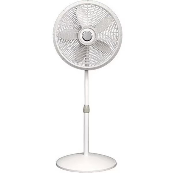 18" Pedestal Fan White, 1820, Lasko, Mfr#: 1820