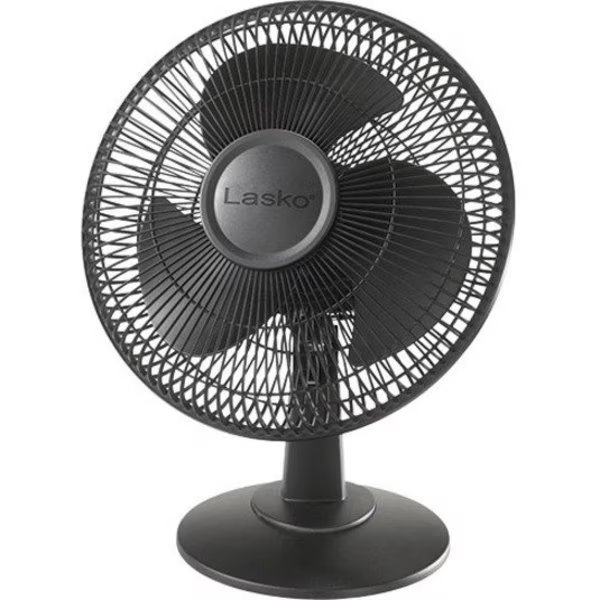 12" Table Fan 3 Speed Black, 2017, Lasko, Mfr#: 2017