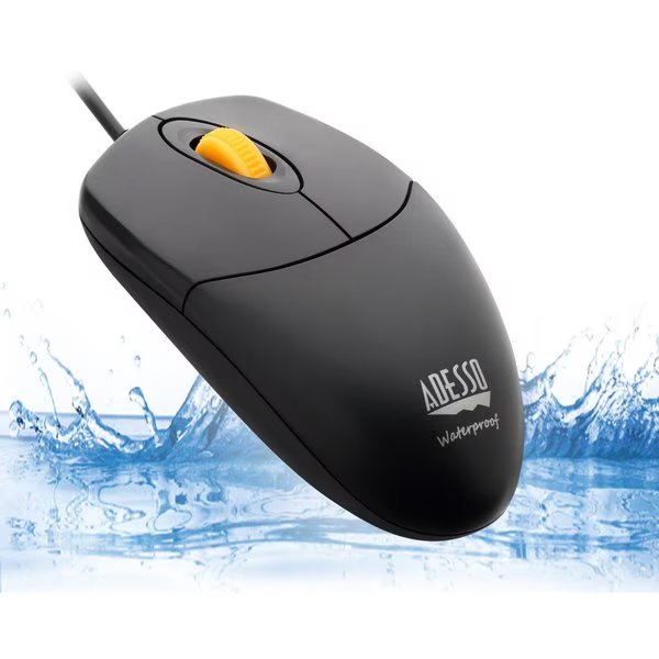 Medical Grade Waterproof Mouse, IMOUSEW3, Adesso, Mfr#: iMouseW3