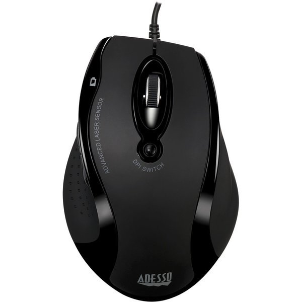 Wired Ergo Optical Mouse, IMOUSEG2, Adesso, Mfr#: iMouseG2