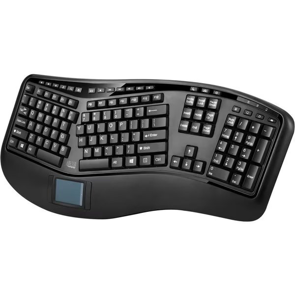 Wireless Touchpad Keyboard, WKB4500UB, Adesso, Mfr#: WKB-4500UB