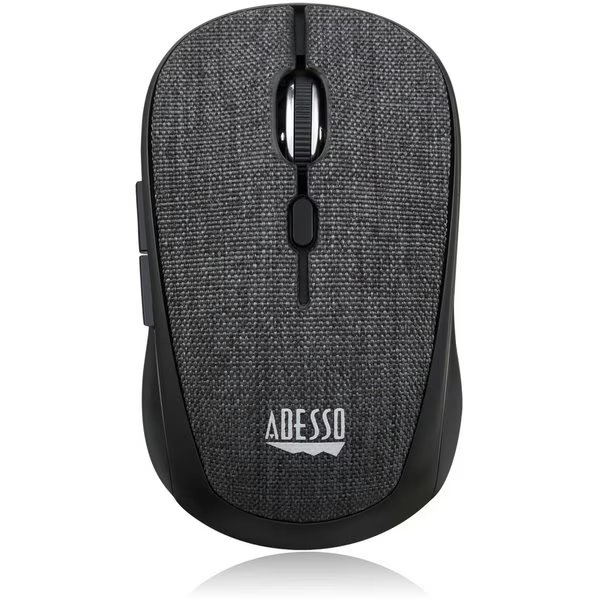 Wireless Optical Fabric Mouse, IMOUSES80B, Adesso, Mfr#: iMouseS80B