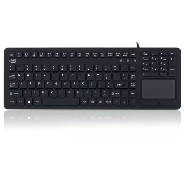 Waterproof 10key Touchpad Kyb, Adesso, Mfr#: AKB-270UB