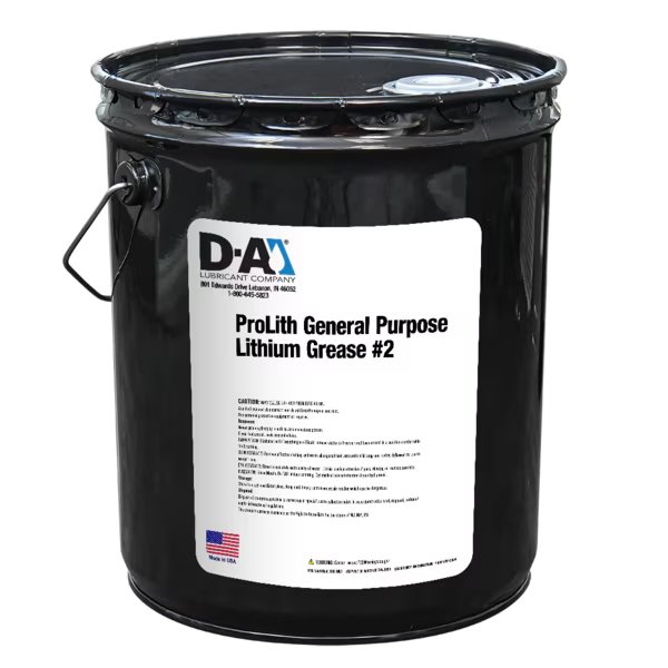 D-A ProLith General Purpose Lithium Grease #2 - 35 Lb Metal Pail, D-A Lubricant Co, Mfr#: 12519