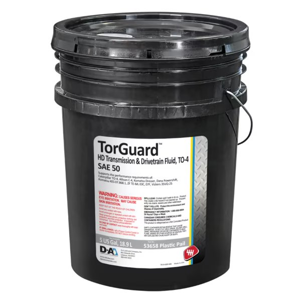 D-A TorGuard Heavy Duty Transmission Fluid SAE 50 - 5 Gallon Pail, D-A Lubricant Co, Mfr#: 53658