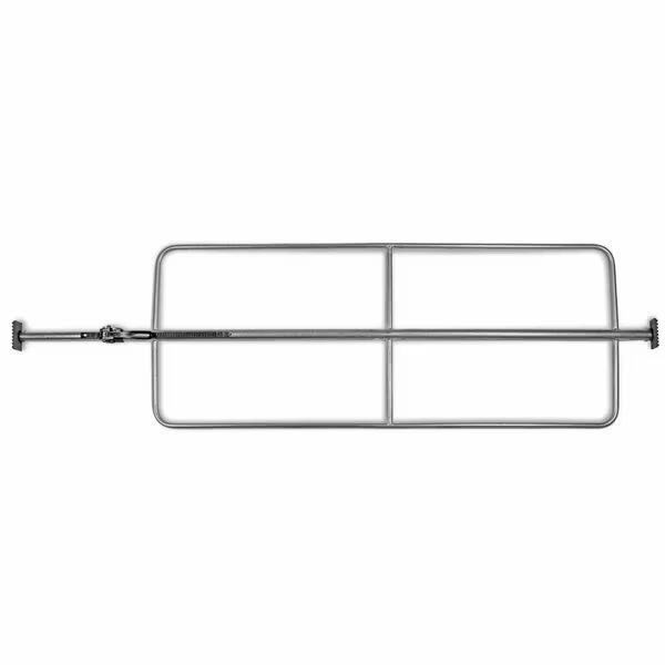 89in-104in Steel Load Lock Bar With Cargo Restraint Hoops, Dc Cargo, Mfr#: 89104SLLWHS