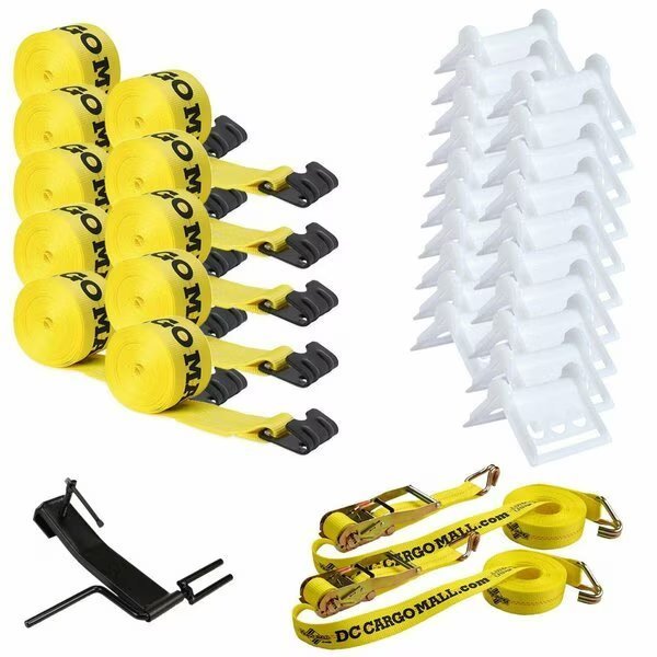 Flatbed Kit - Straps + Corner Protectors, Dc Cargo, Mfr#: 430YWSFH10KIT5