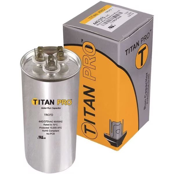 25/5 MFD Round Dual Capacitor, Packard, Mfr#: TRCFD255