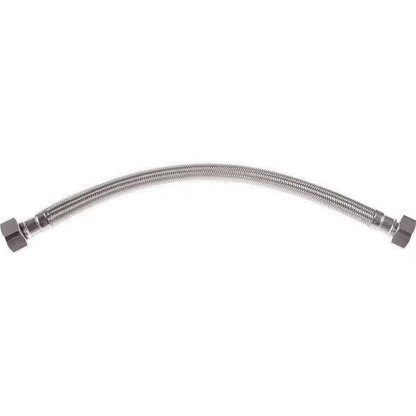 1/2 in. FIP x 1/2 in. FIP x 20 in. Braided Stainless Steel Faucet Supply Line, Durapro, Mfr#: 231253LF