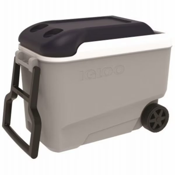 Roller Cooler MaxCold Blue 40 qt Blue, Igloo, Mfr#: 34814