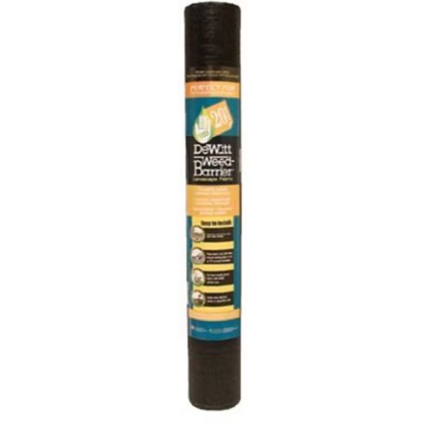 Landscape Fabric Weed-Barrier 3 ft. W X 100 ft. L Polypropylene, Dewitt, Mfr#: 12YR-3100