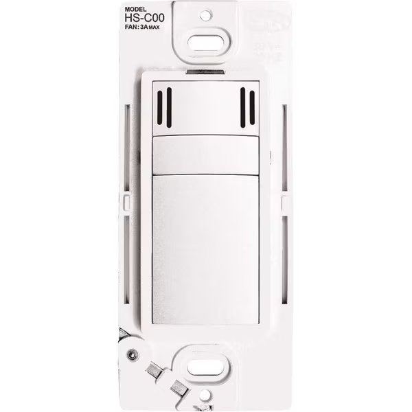 Condensation Fan Control Humidity Sensor with Countdown Timer in White 120-Volt, 50/60Hz, Dewstop, Mfr#: HS-C00-W7