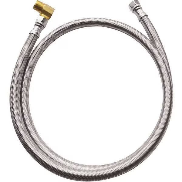 3/8 in. Compression x 3/8 in. Compression x 72 in. Braided Stainless Steel Dishwasher Connector, Durapro, Mfr#: 231214