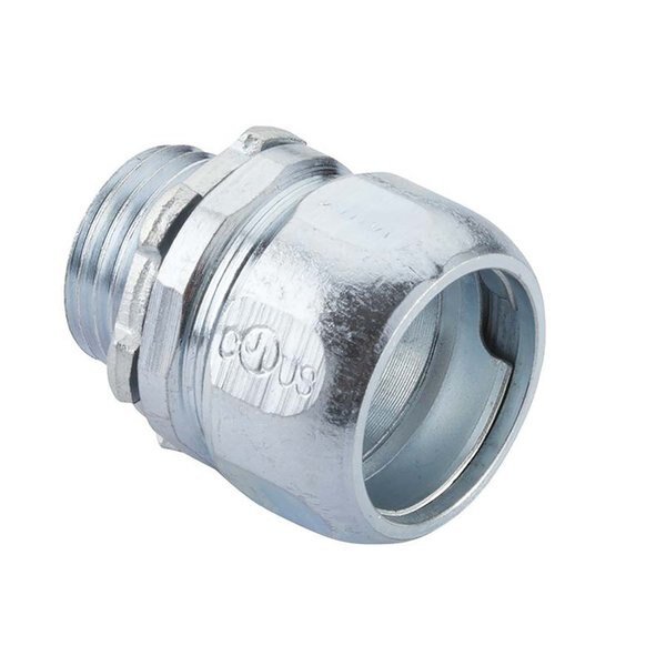 Compression Connector 2-in D Steel For Rigid/IMC, Halex, Mfr#: 63520