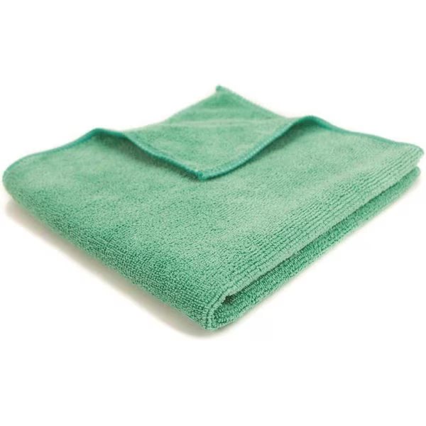 16 in. x 16 in. General Purpose Microfiber Cleaning Cloth in Green, 12PK, Renown, Mfr#: REN01616-GRZ