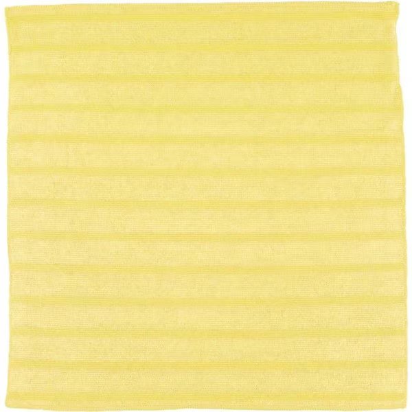 16 in. x 16 in. Scrubbing Microfiber Cleaning Cloth, Yellow, Renown, Mfr#: REN01616-YSZ