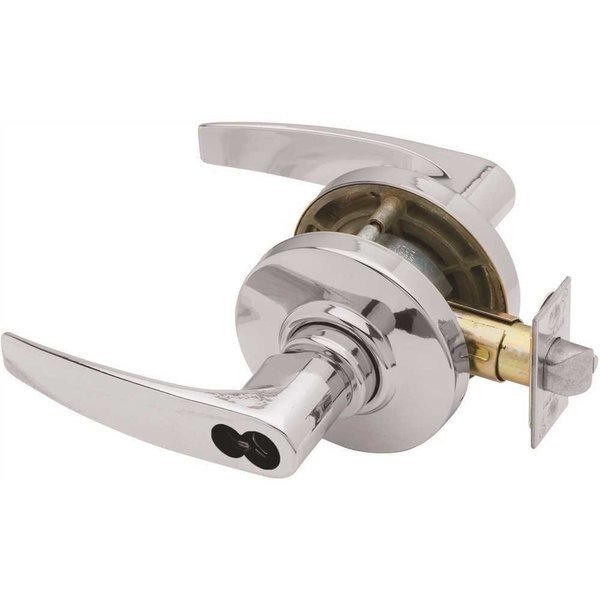 AL Series Classroom Small Format Less Core Jupiter Lock with 11096 Latch 10025 Strike Bright Chrome, Schlage, Mfr#: AL70BD JUP 625