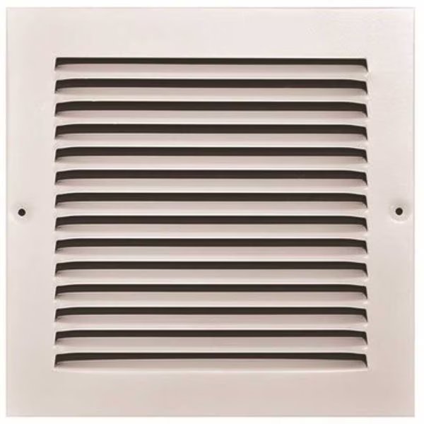 8 in. x 8 in. White Stamped Return Air Grille, Tru Aire, Mfr#: 170 08X08