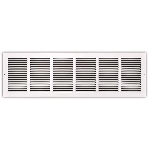 30 in. x 8 in. White Stamped Return Air Grille, Tru Aire, Mfr#: 170 30X08