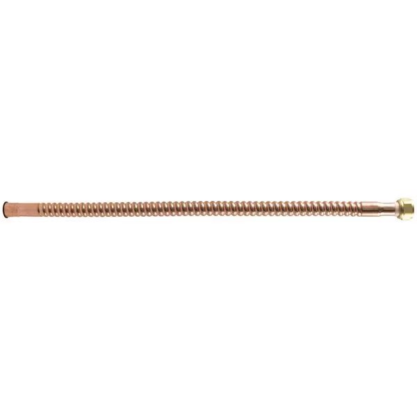3/4 in. Sweat x 3/4 in. FIP x 12 in. Copper Water Heater Connector, Home-Flex, Mfr#: HFWCC-07S-12