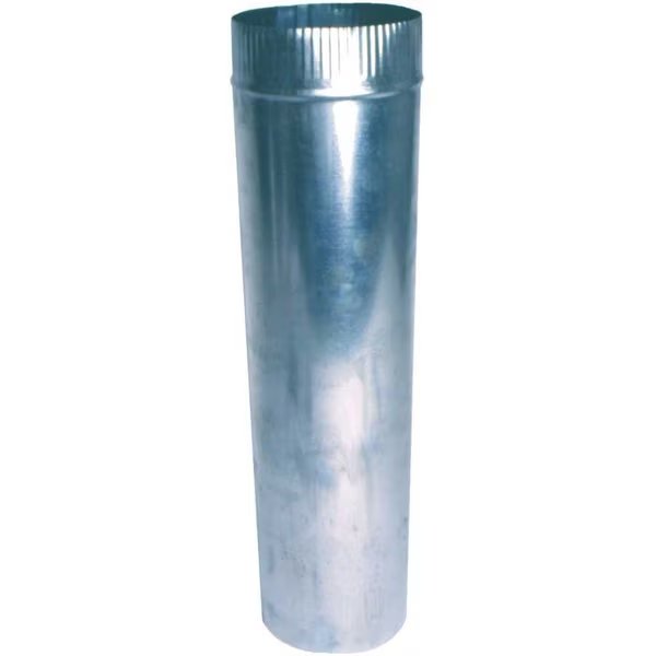 4 in. x 24 in. 26-Gauge Round Duct Pipe, Master Flow, Mfr#: NU26CP4X24-5PK