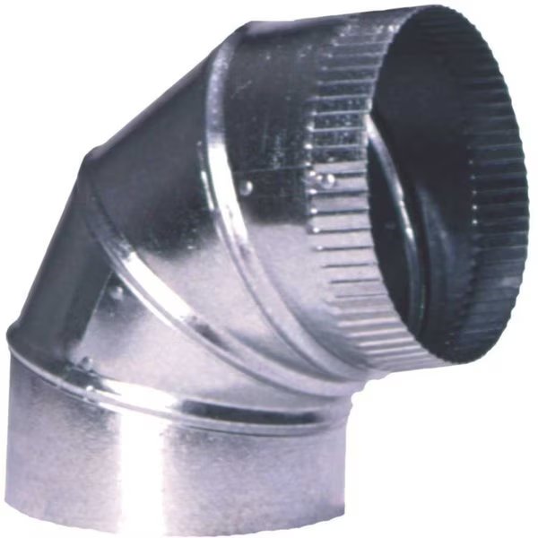 6 in. 90-Degree Turned 26-Gauge Adjustable Elbow, Master Flow, Mfr#: NU26B90E6