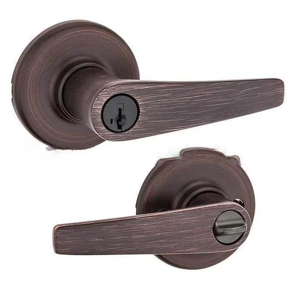 Delta Keyed Entry Lever, Kwikset, Mfr#: 405DL-11P-SMT-6AL-RCS