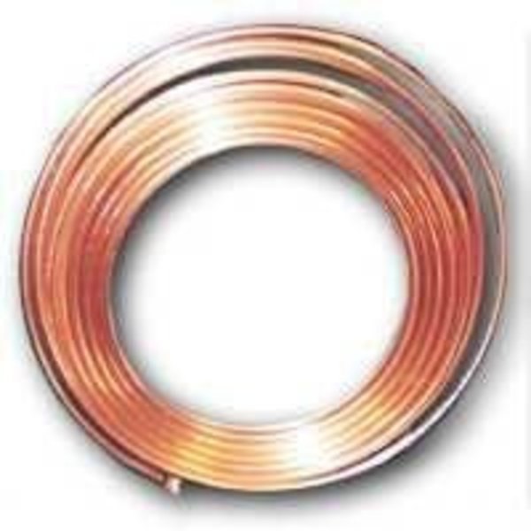1/2X60K Copper Tubing, 1/2 in, 60 ft L, Soft, Type K, Coil, Streamline, Mfr#: KS04060