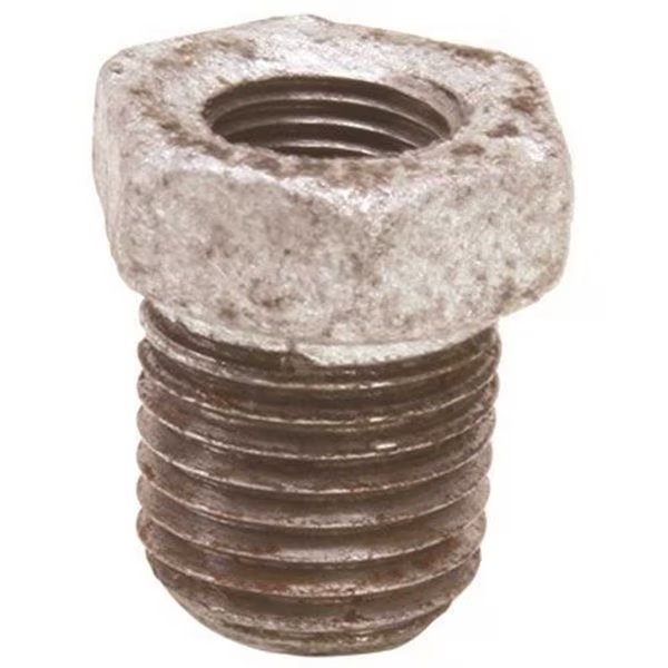 1-1/2 x 1-1/4 Galvanized Malleable Bushing Silver, Proplus, Mfr#: 44258