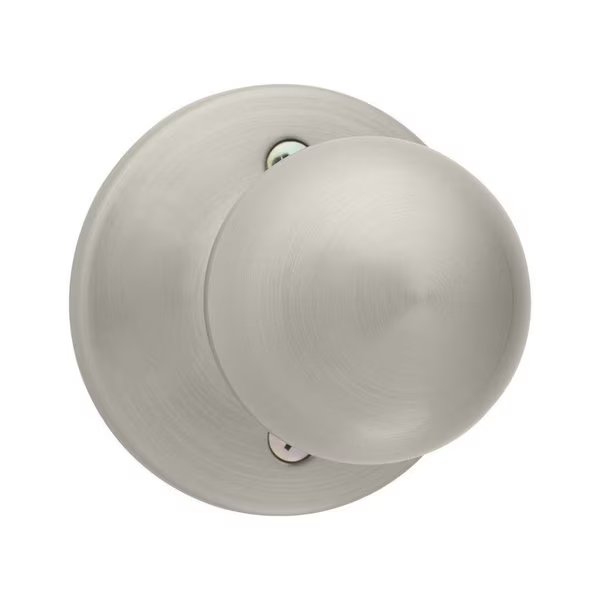 Dummy Knob Polo Satin Nickel Right or Left Handed Satin Nickel, Kwikset, Mfr#: 5339544