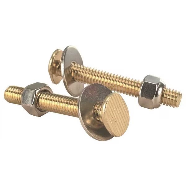 Oval Closet Bolt 5/16 x 2-1/4 Brass Plated, Proplus, Mfr#: 609533