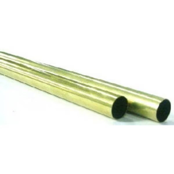 Brass Tube 9/16-in D X 12-in L Round, K&S Precision Metals, Mfr#: 8141