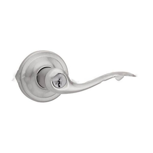 Tustin Keyed Entry Lever, Kwikset, Mfr#: 740TNL-26D-SMT-6AL-RCS