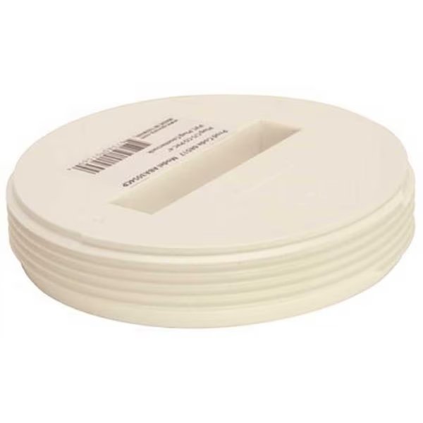 AB and A  PVC Countersunk Cleanout Plug, 3 in. Diameter, Ips, Mfr#: 68516
