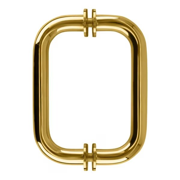 Unlacquered Brass 6-in BM Series Tubular Back-to-Back Pull Handle, Cr Laurence, Mfr#: BM6X6ULBR