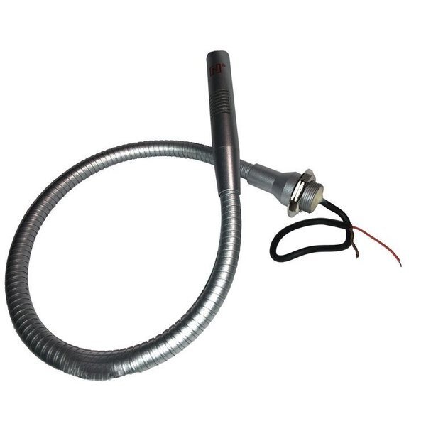 Gooseneck Microphone Silver Wired Standard, Norcon Communications, Mfr#: C99