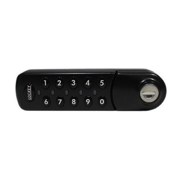 Digital Electronic Cabinet Lock Standard Black Right, Lockey, Mfr#: EC780-BR