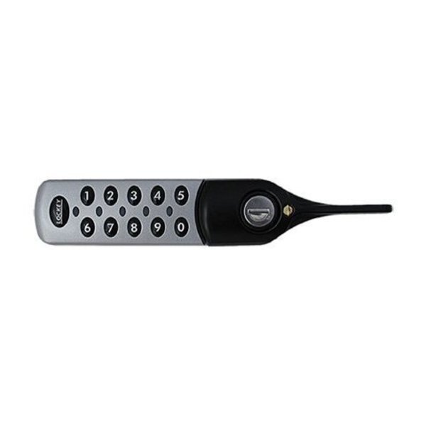 Digital Electronic Cabinet Lock W/ ADA Lever Handle Standard Silver Left, Lockey, Mfr#: EC782-SL