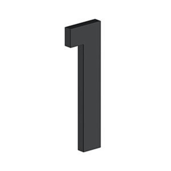 4 NUMBER 1, B SERIES W/ RISERS, STAINLESS STEEL in Paint Black, Deltana, Mfr#: RNB-1U19