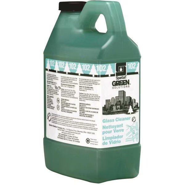 Green Solutions 2 Liter Glass Cleaner, Spartan Chemical, Mfr#: 351202