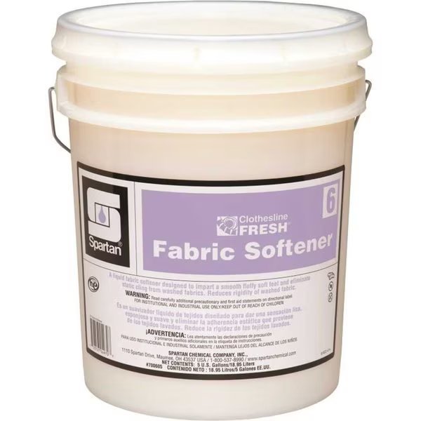 Clothesline Fresh 5 Gallon Fabric Softener, Spartan Chemical, Mfr#: 700605