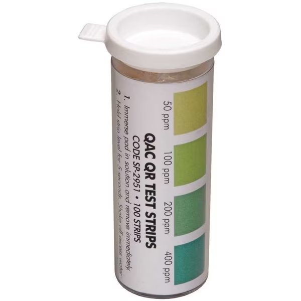 QAC QR Test Strips, 100PK, Spartan Chemical, Mfr#: 983800