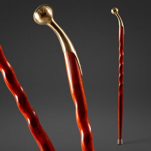 Cane, Twisted, Cocobolo Hame Top, 37", Brazos, Mfr#: 502-3000-0192