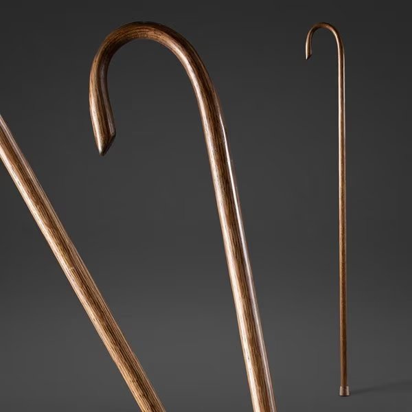 Walking Stick, Shepherds Crook, Red, 58", Brazos, Mfr#: 602-3000-1222