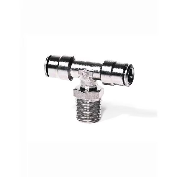 Male Branch Tee Swivel, 1/2" OD X 3/8" NPT, Camozzi, Mfr#: 6430 08-06