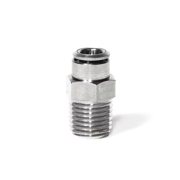 Male Connector, 1/4" OD X 3/8" NPT, Camozzi, Mfr#: 6510 04-06